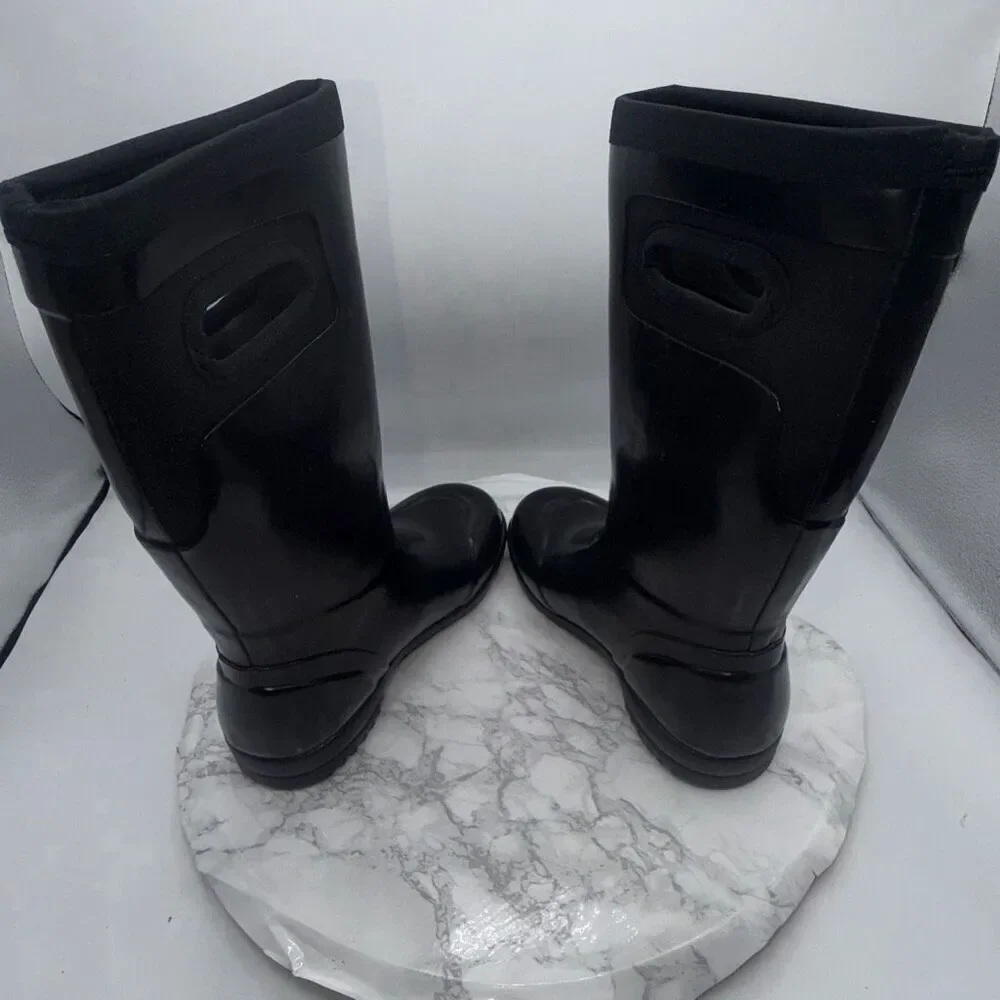 BOGS Black Kids Tacoma Rain Boots-13